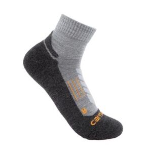 Carhartt Men’s Midweight Synthetic-Merino Wool Blend Trail Quarter Sock